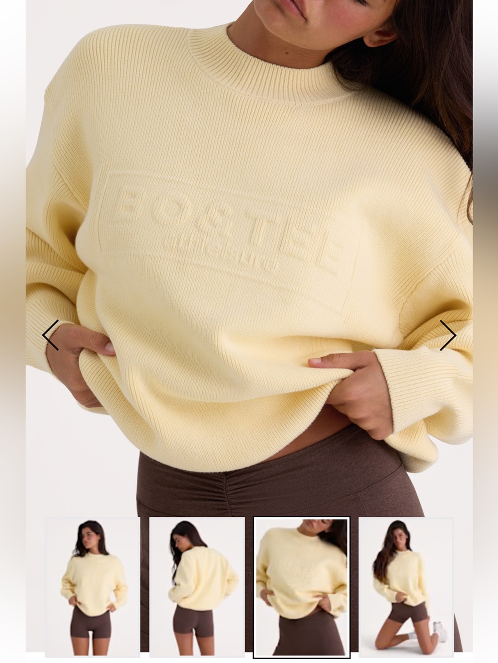 EUC • Bo + Tee • Ribbed Knit Oversized Jumper •